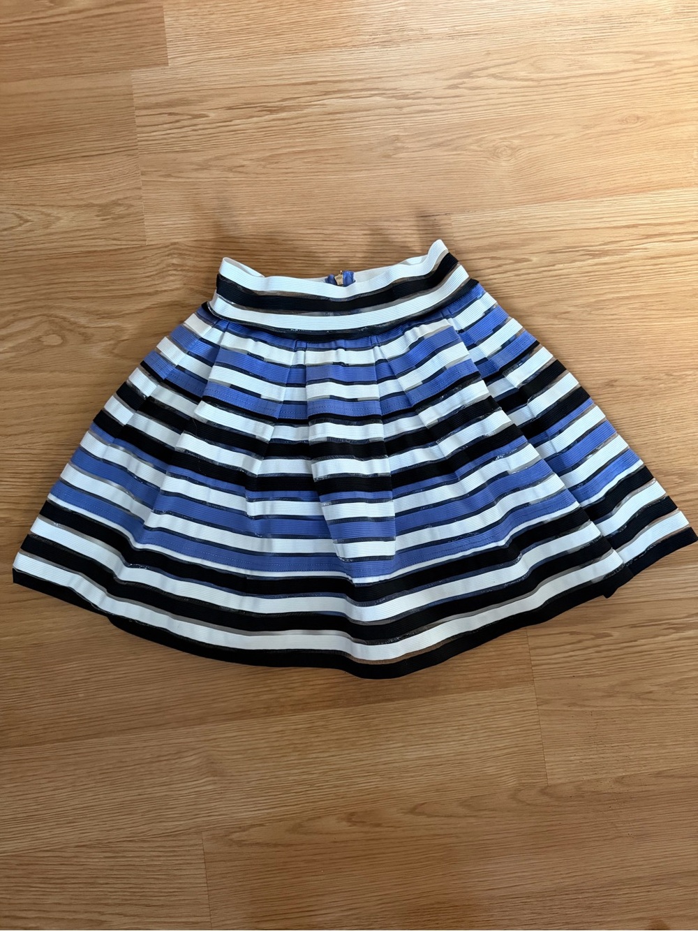 NWOT btween Navy Stripe Circle Skirt Girls M 8